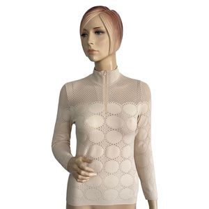 Etincelle Couture Paris Women's Seamless 1/4 Zip Top T 2